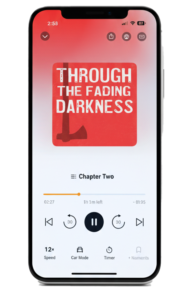 Through the Fading Darkness on Audiobook